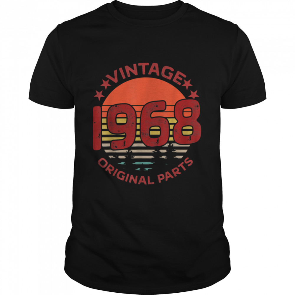 Vintage 1968 Original Parts Birthday Shirt