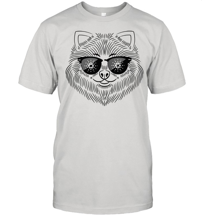 CardonaPomeranian Image Dog Wearing Sunglasses Shirt