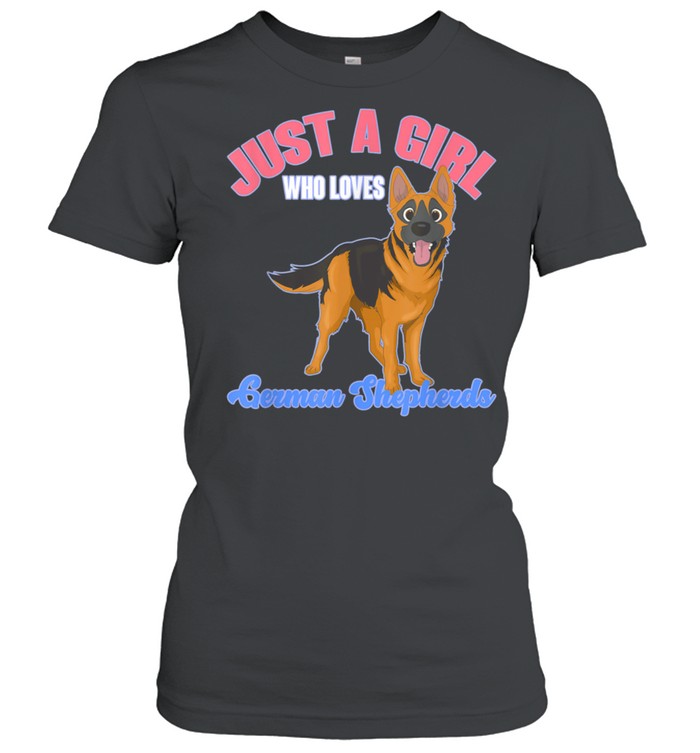 Dog Girls Cute Animal Pet German Shepherd shirt Classic Women's T-shirt