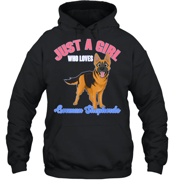 Dog Girls Cute Animal Pet German Shepherd shirt Unisex Hoodie