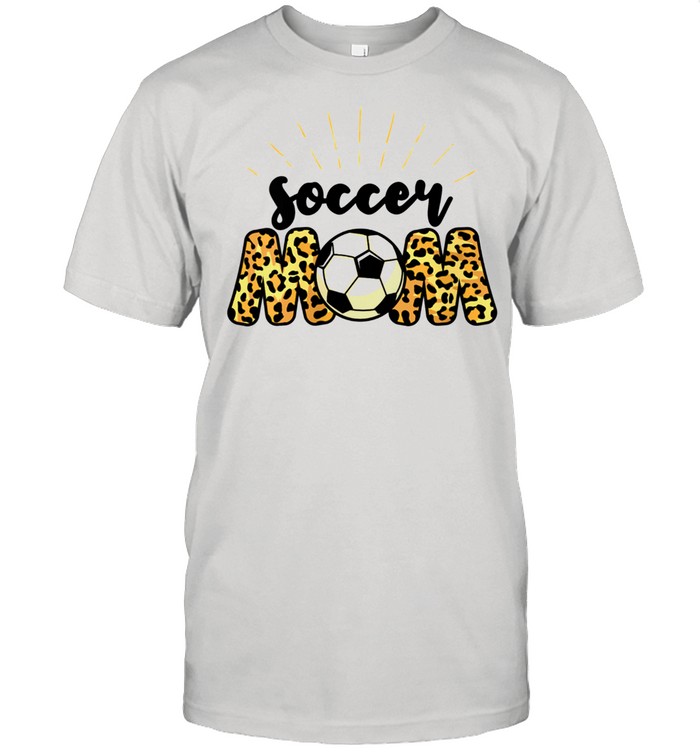 Soccer Mom Leopard Soccer Mom Mother’s Day 2021 Shirt