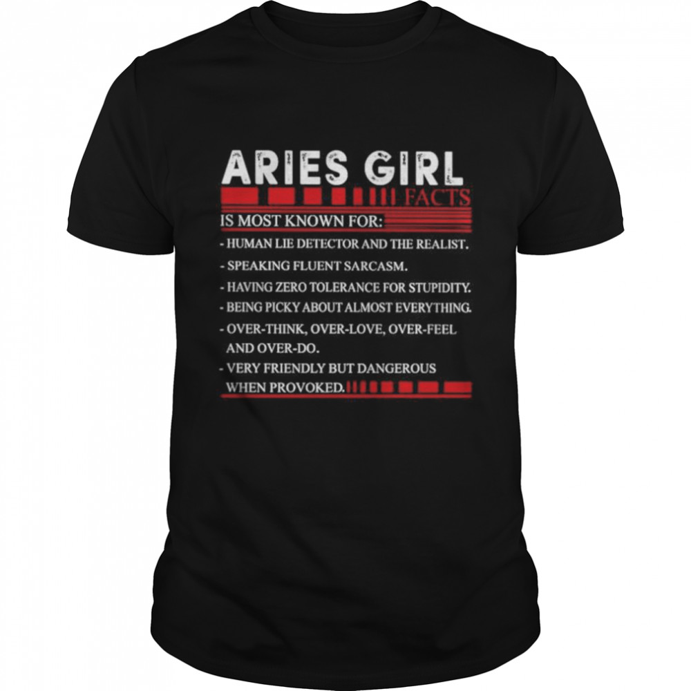 Aries girl is most known for shirt