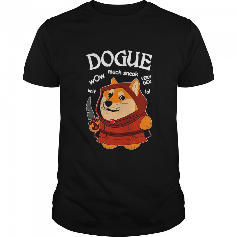 Dogue Wow Much Sneak Very Dex Knif Lol Corgi T-shirt