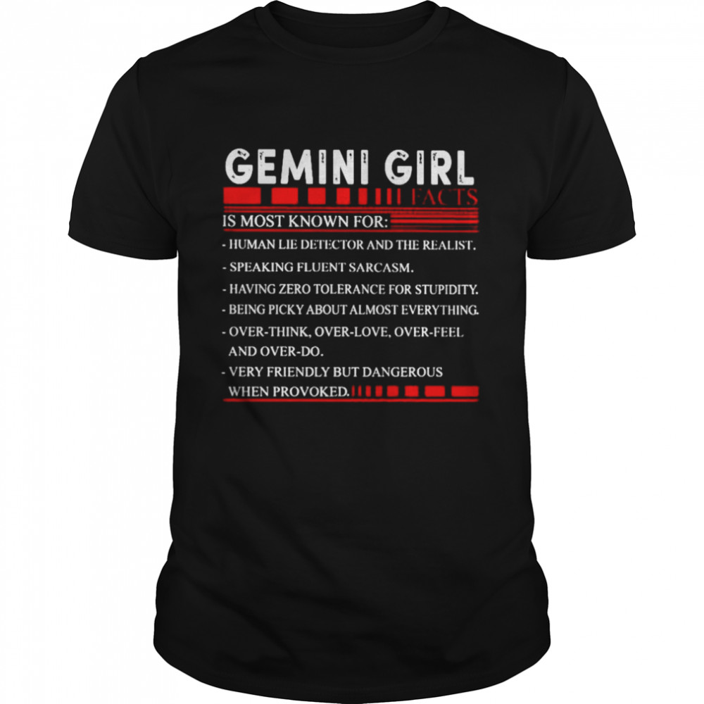 Gemini girl is most known for shirt