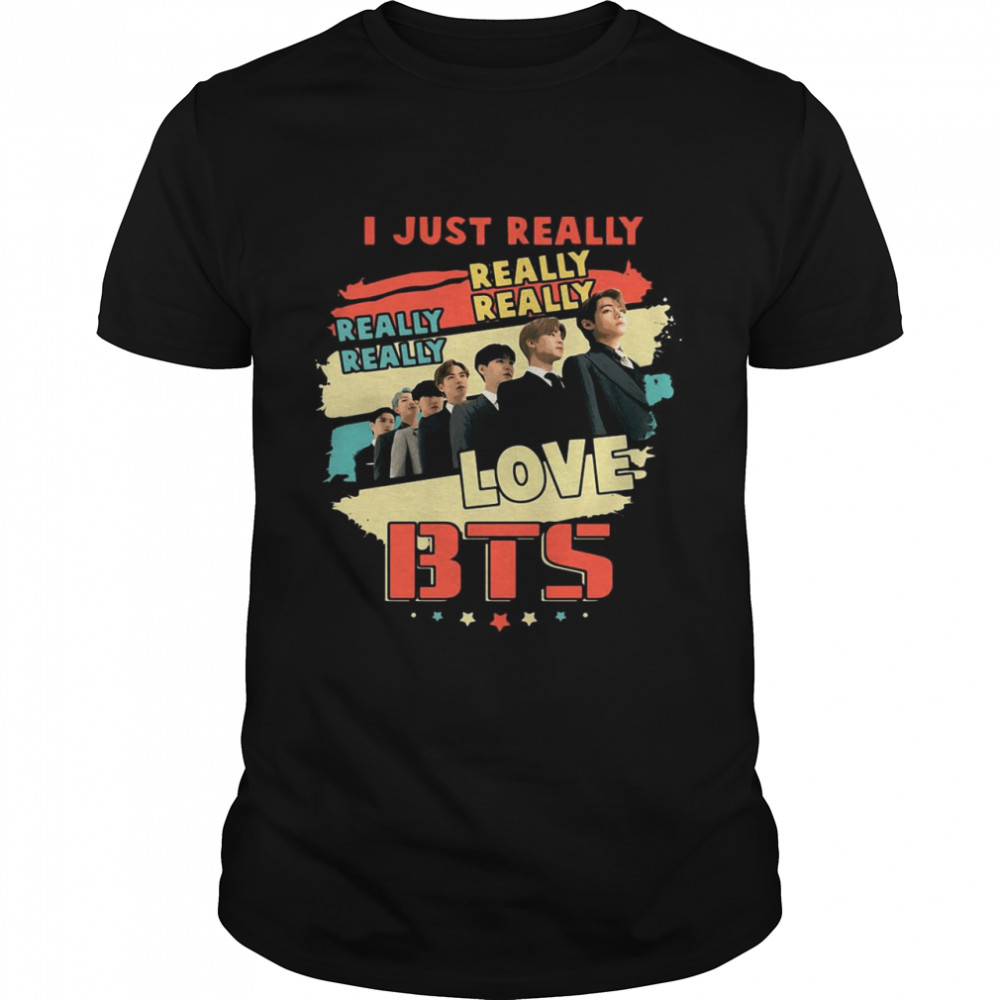 I Just Really Love BTS Vintage T-shirt