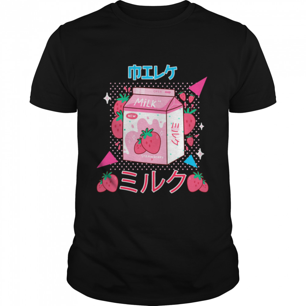 Japanese Back To 90’s Milk Shake Novelty shirt