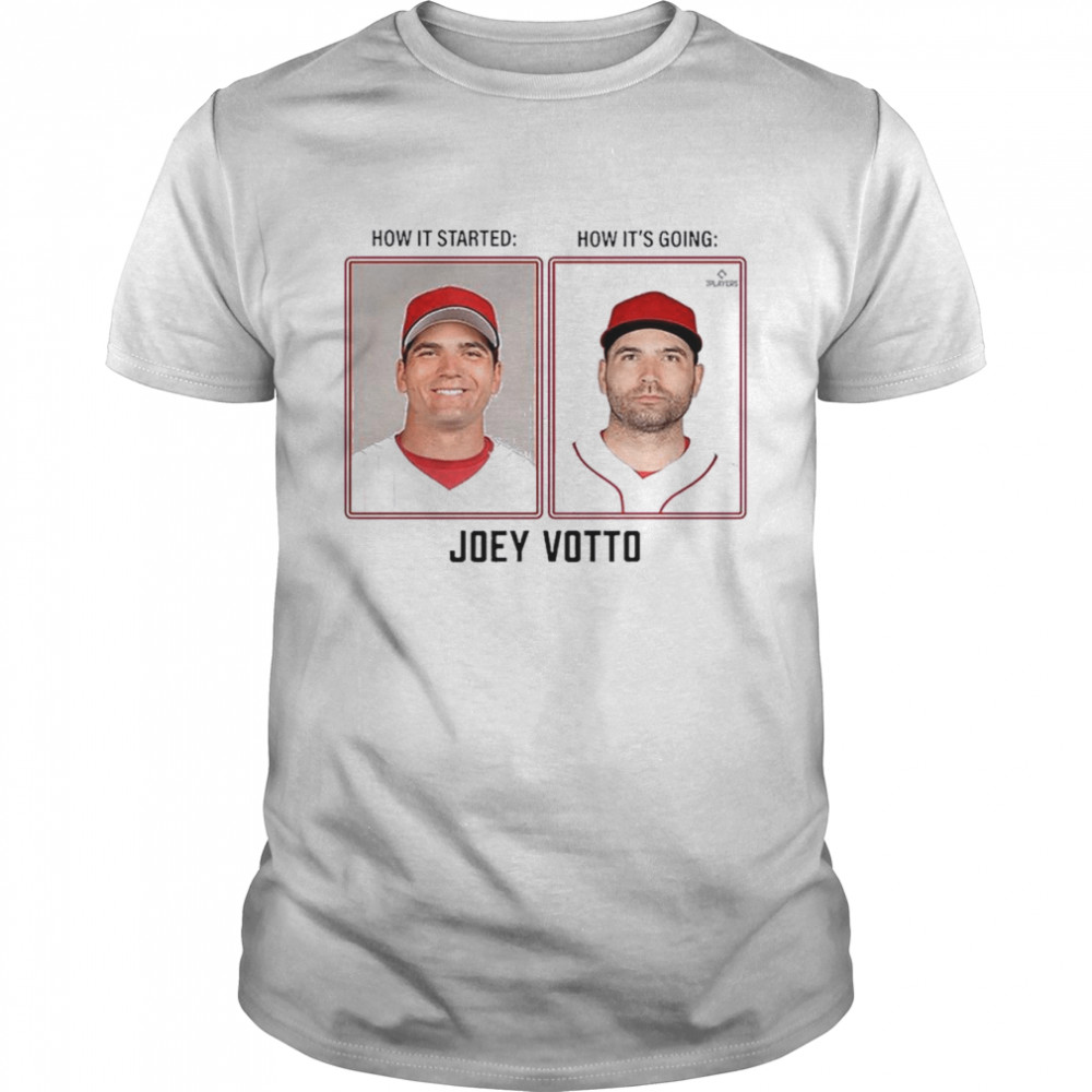 Joey Votto Then & Now Mlbpa Shirt