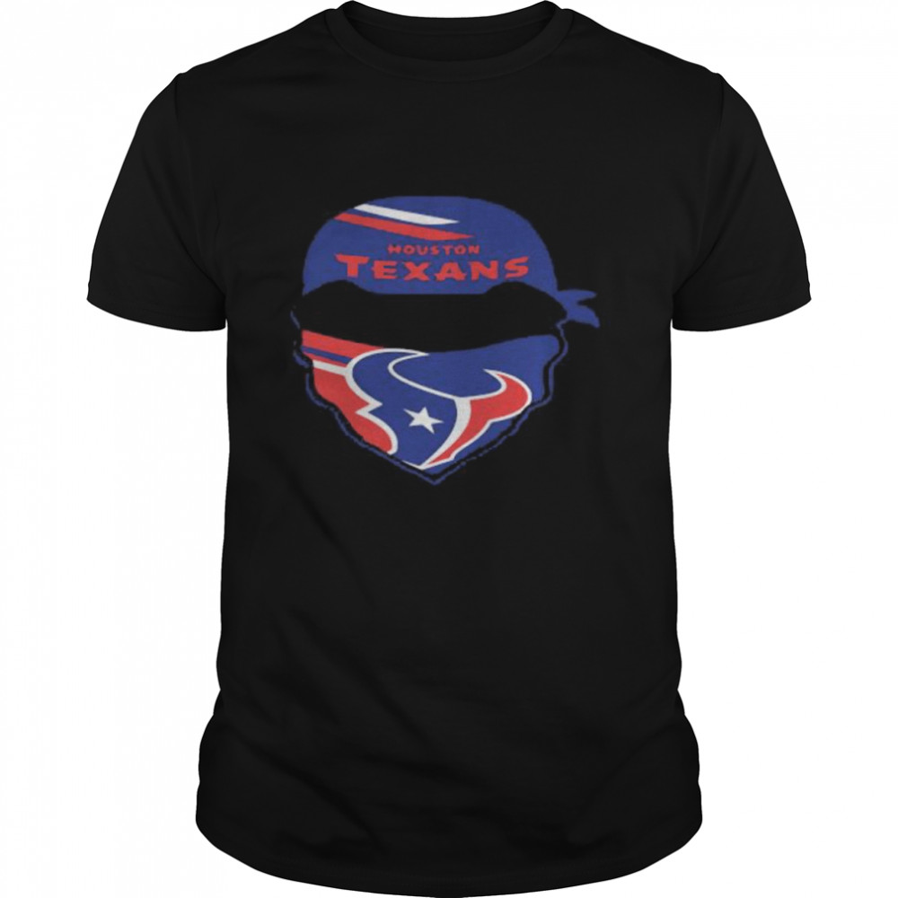 Skull Wear Mask Houston Texans Shirt