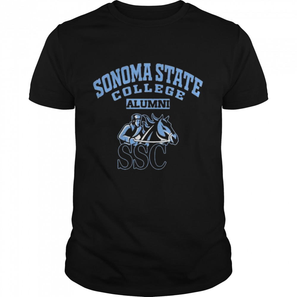 Sonoma State College Alumni Ssc Horse Logo Shirt