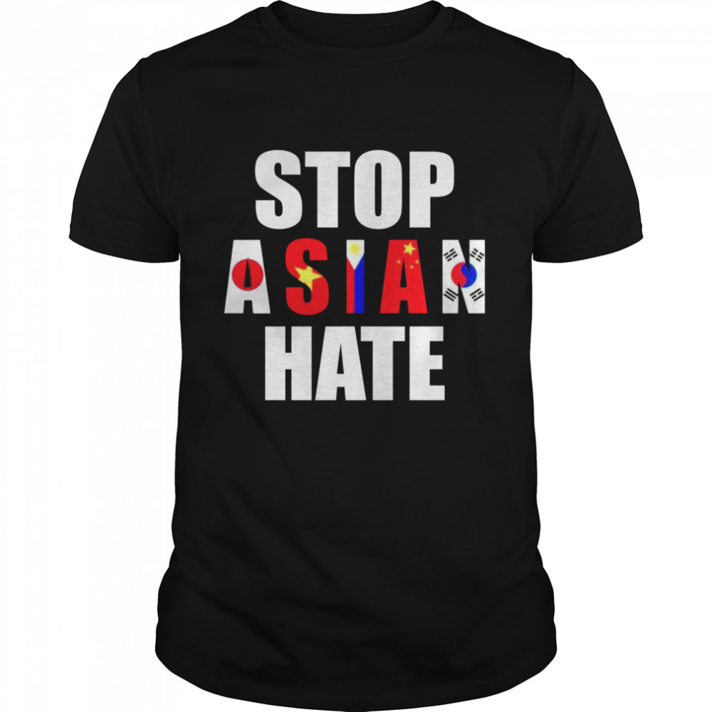 Stop Asian Hate Japan Vietnam Philippin China Korea shirt