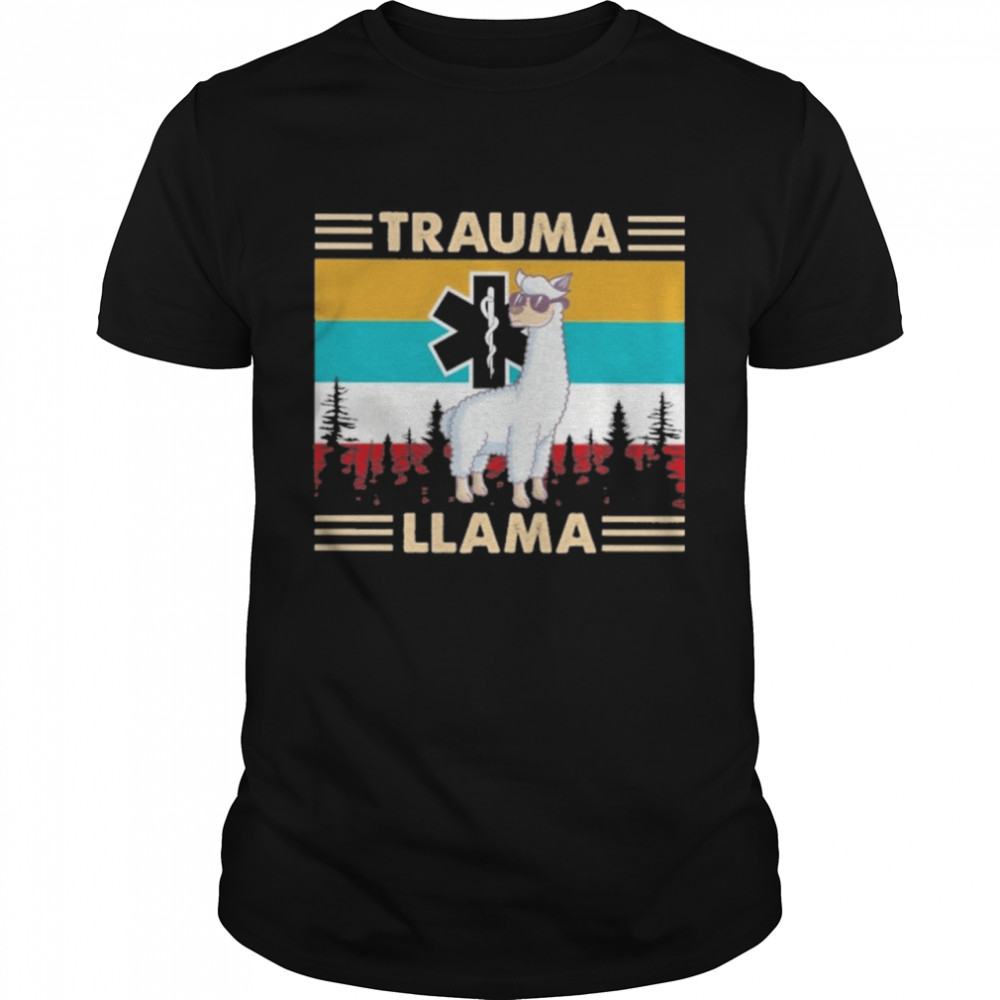 Trauma Llama vintage shirt