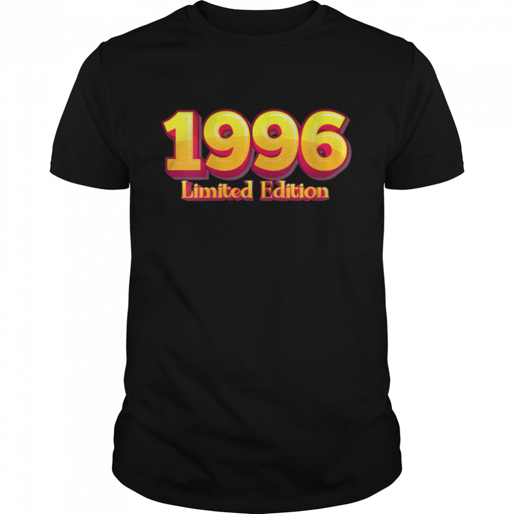 25th Birthday Man 25 Years Bday Year 1996 Shirt