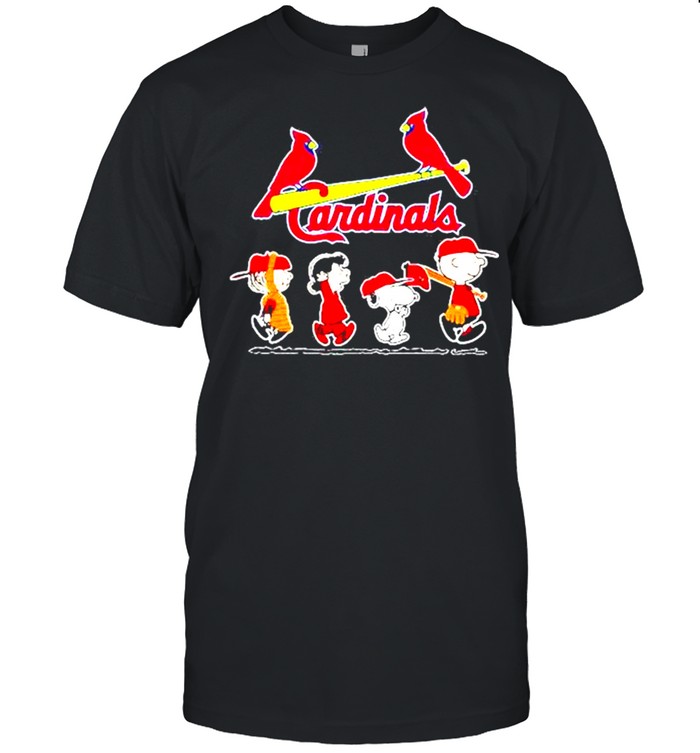 Cardinals football Snoopy Charlie and Friends shirt