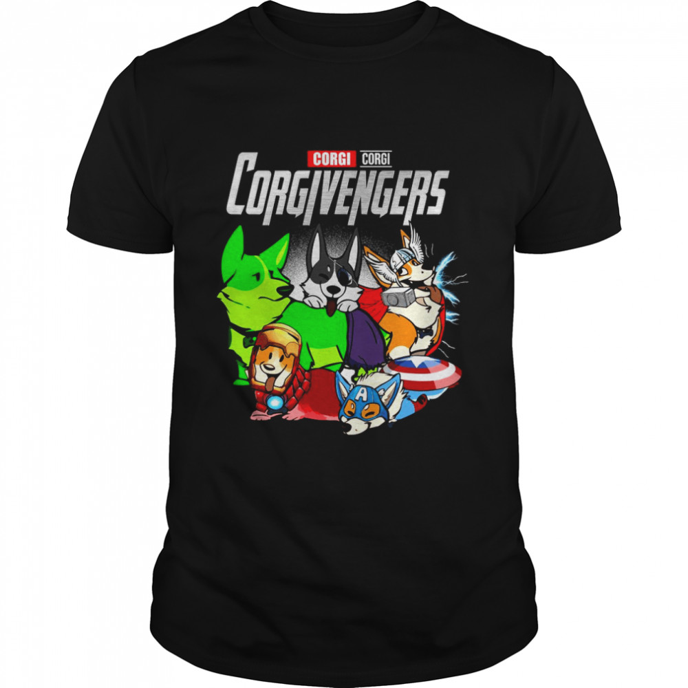 Good Marvel Avenger Corgi Corgi Corgivengers T-shirt