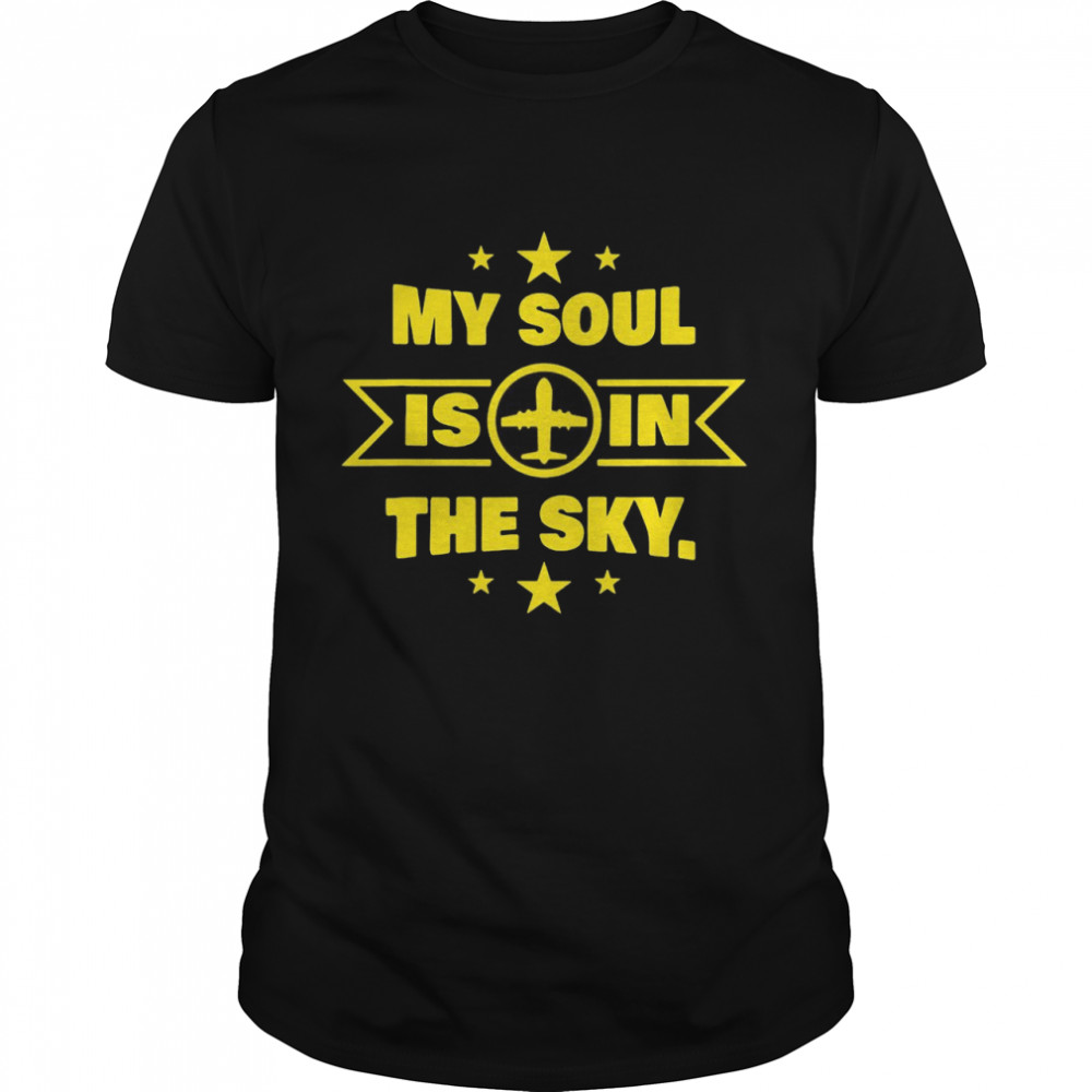 Novelty Pilot Co Pilot Soul In The Sky T-shirt