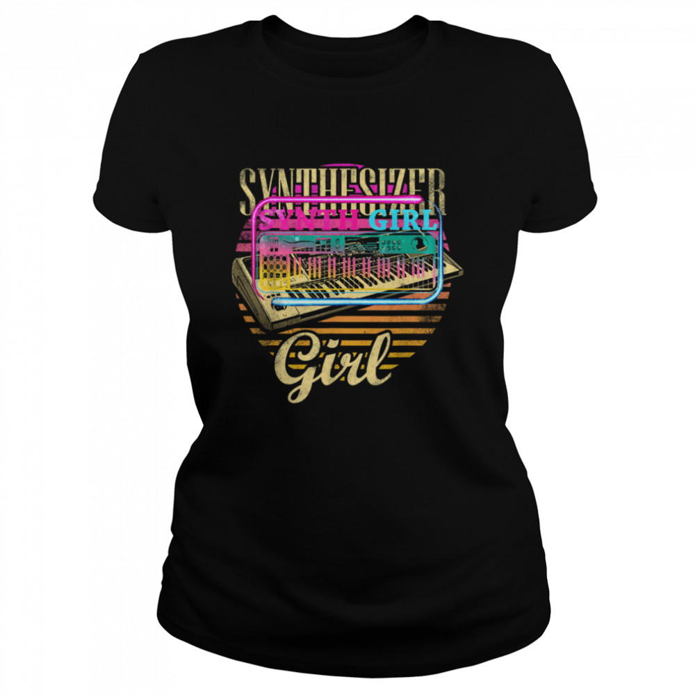Synthesizer Girl  Classic Women's T-shirt