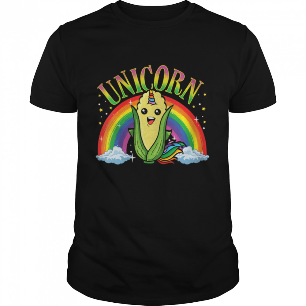 The Cob Corn Farmers Ear Of Corn Unicorn Shirt