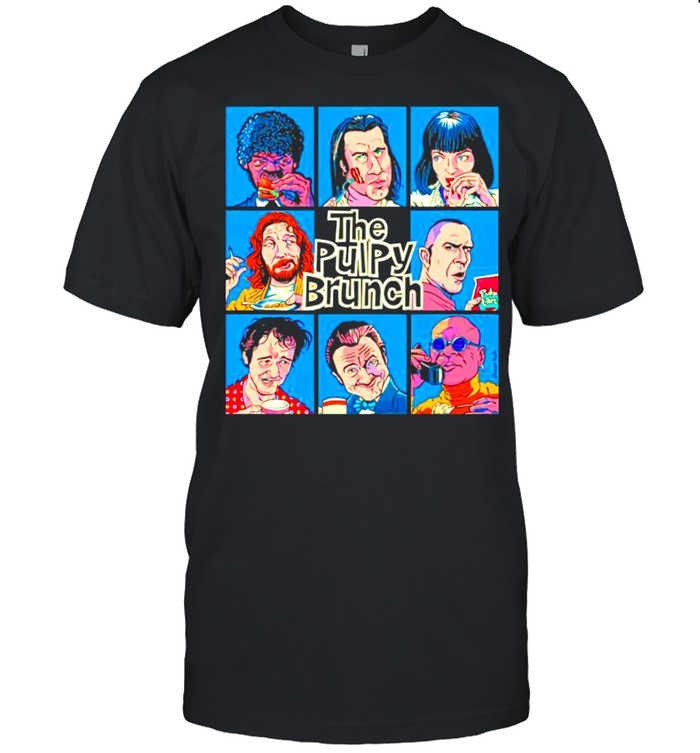 The Pulpy Brunch Characters shirt