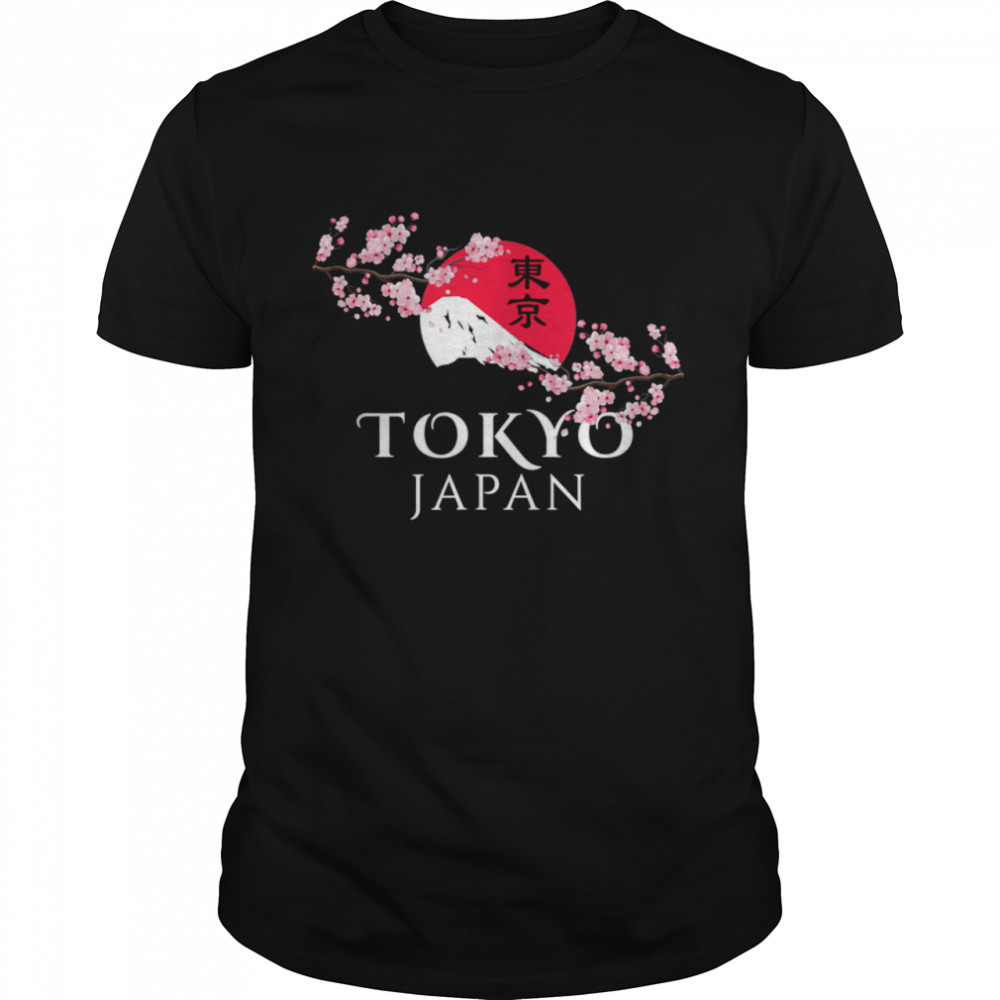 Tokyo Japan Mountain  Classic Men's T-shirt