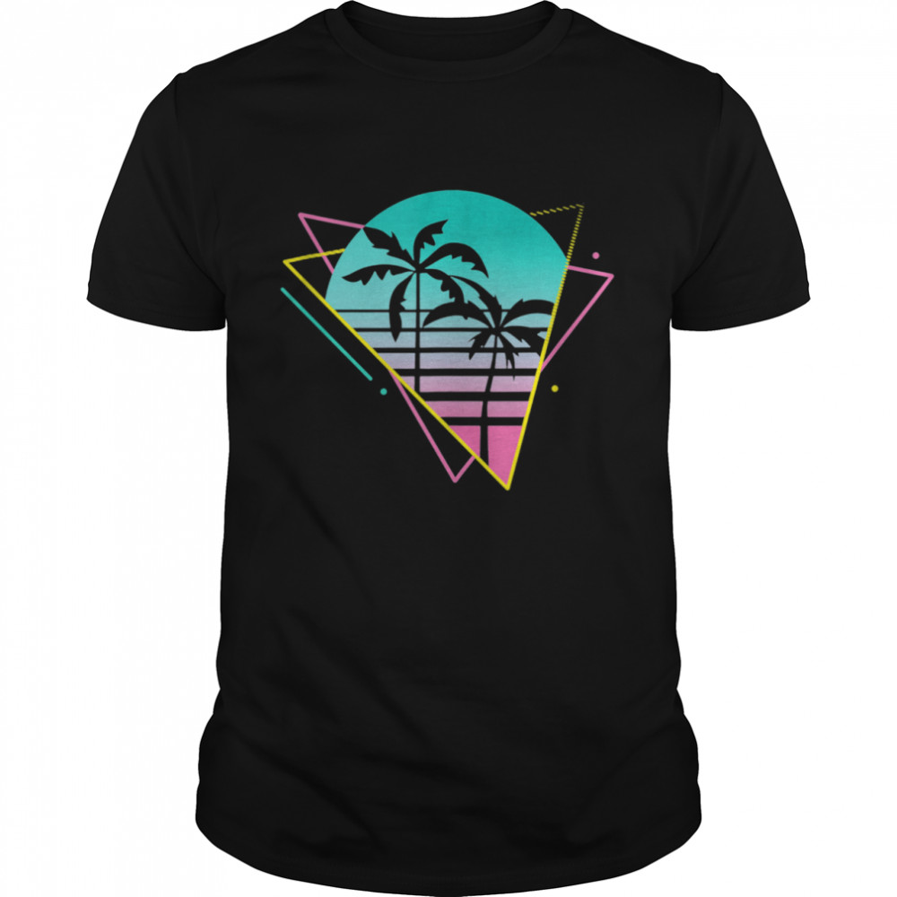 Vaporwave 80s 90s Retro Retrowave Palm Trees Shirt