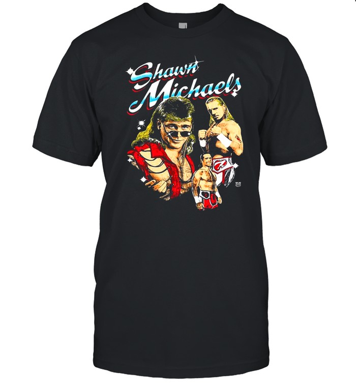 WWE Shawn Michaels Montage T-shirt