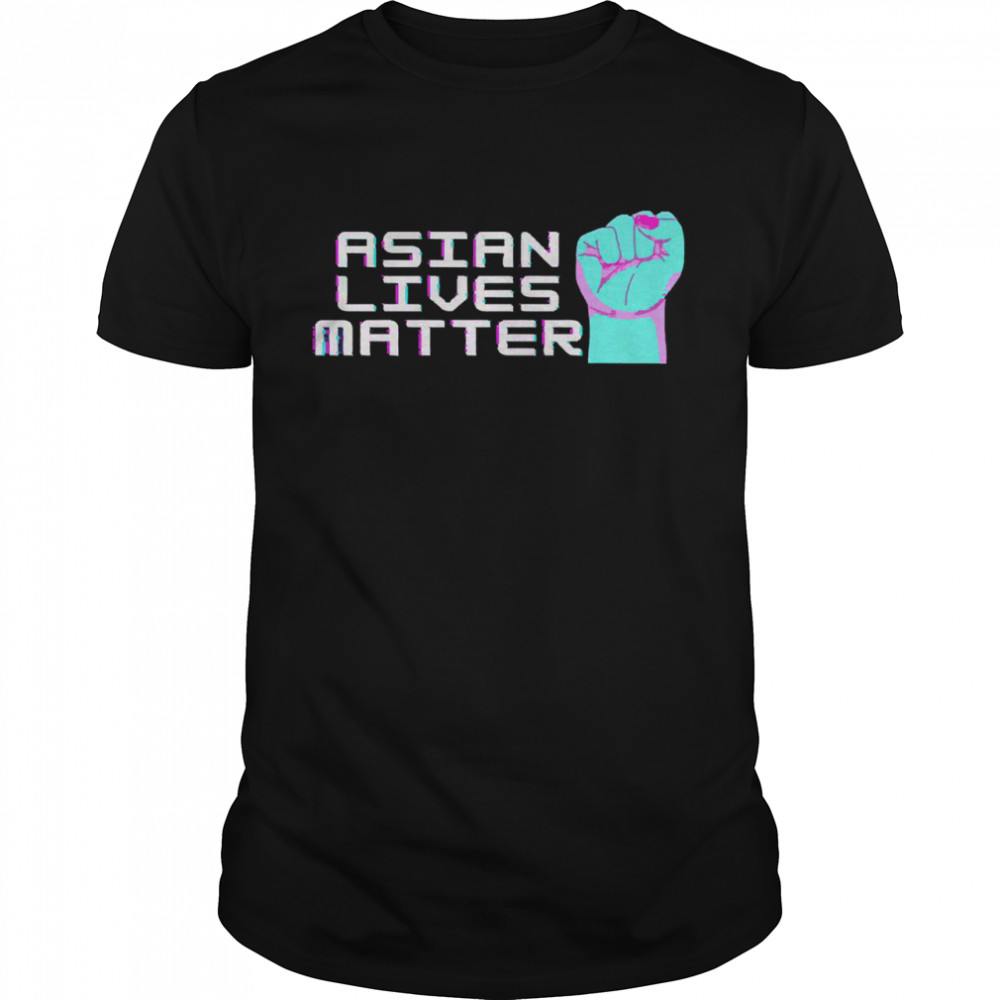 Asian lives matter retro positive shirt