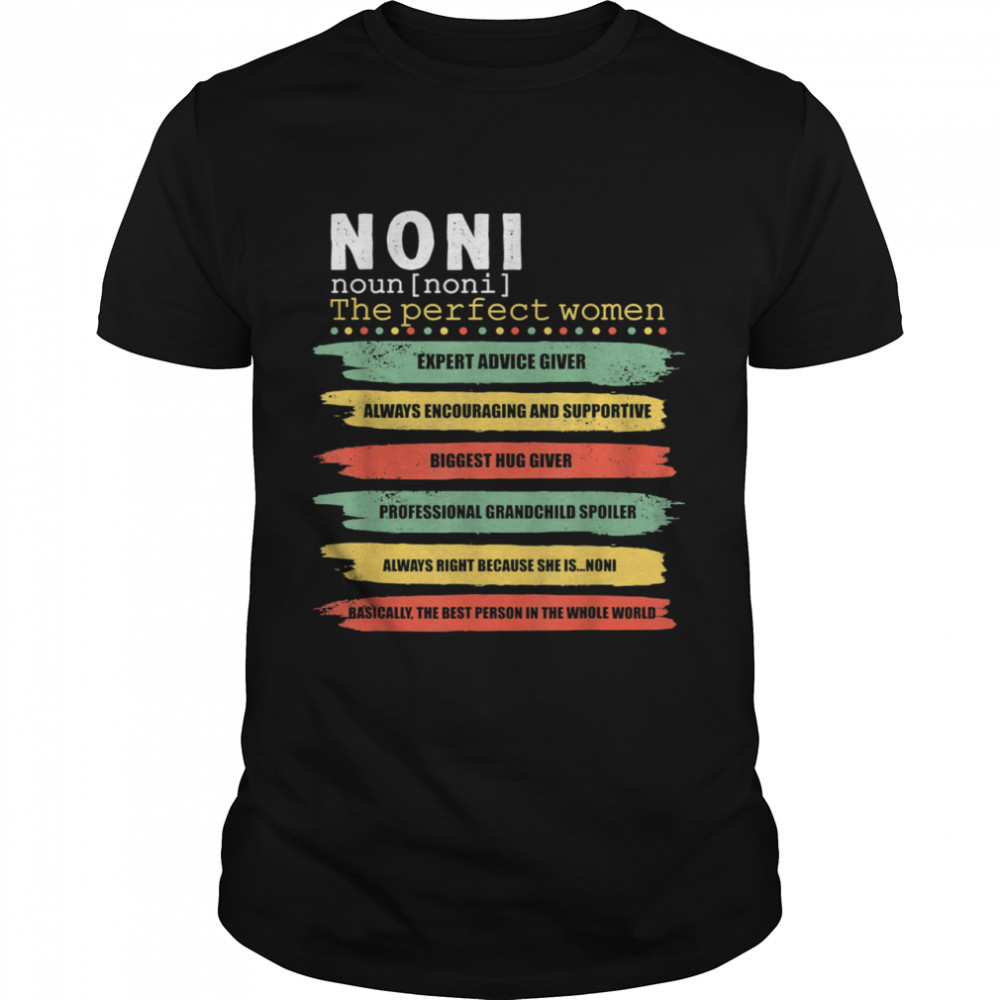 Noni Definition Grandma Mother Day shirt