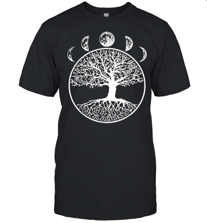 Phases Of The Moon Funny Tree Of Life Cottagecore Gift Shirt