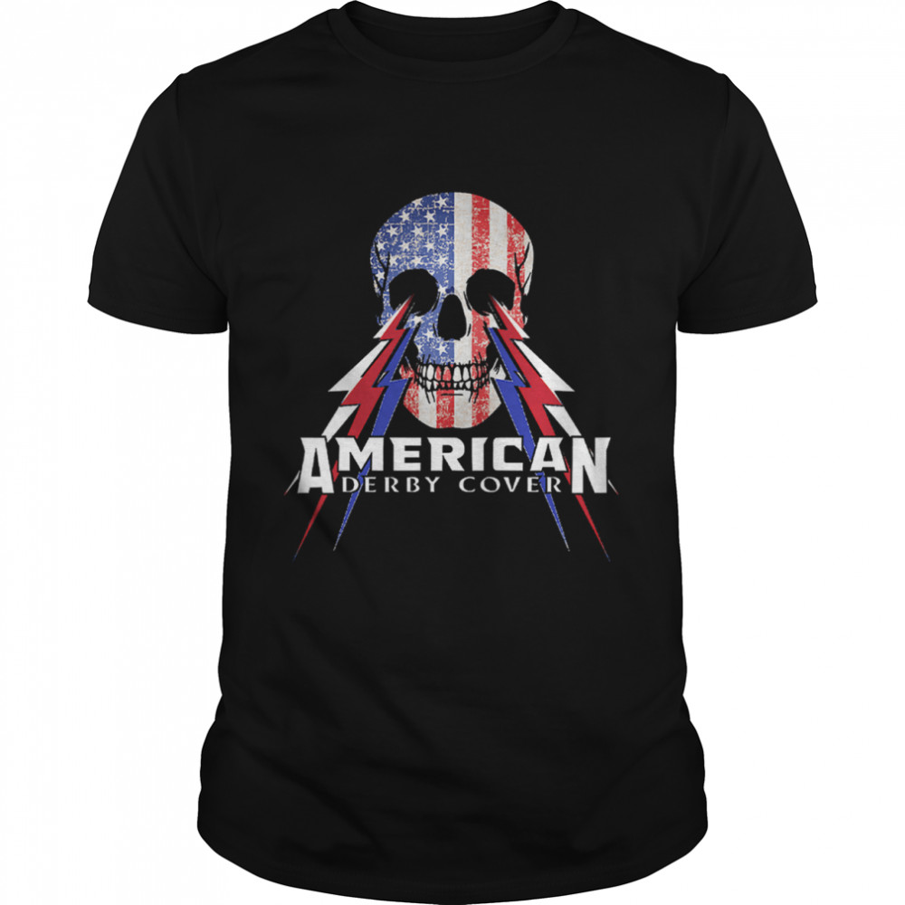 Skull American derby cover shirt