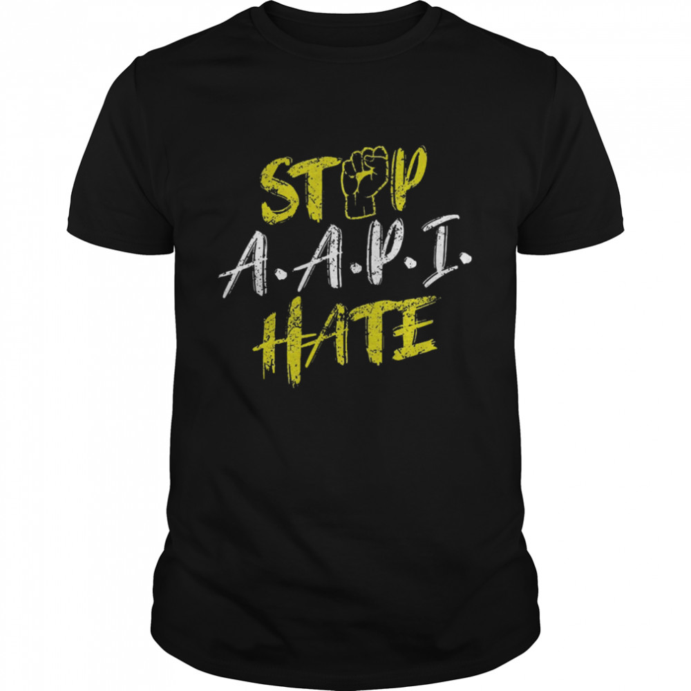 Stop a a p I hate hand surprised shirt