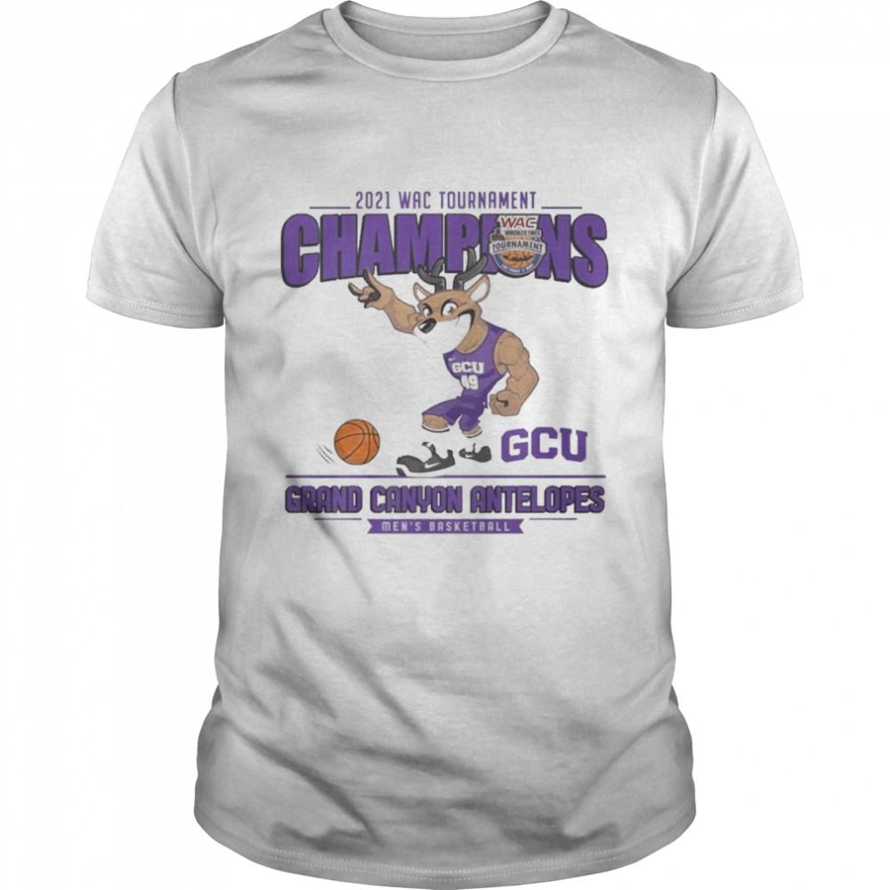 2021 Wac Tournament Champions Gcu Grand canyon antelopes shirt