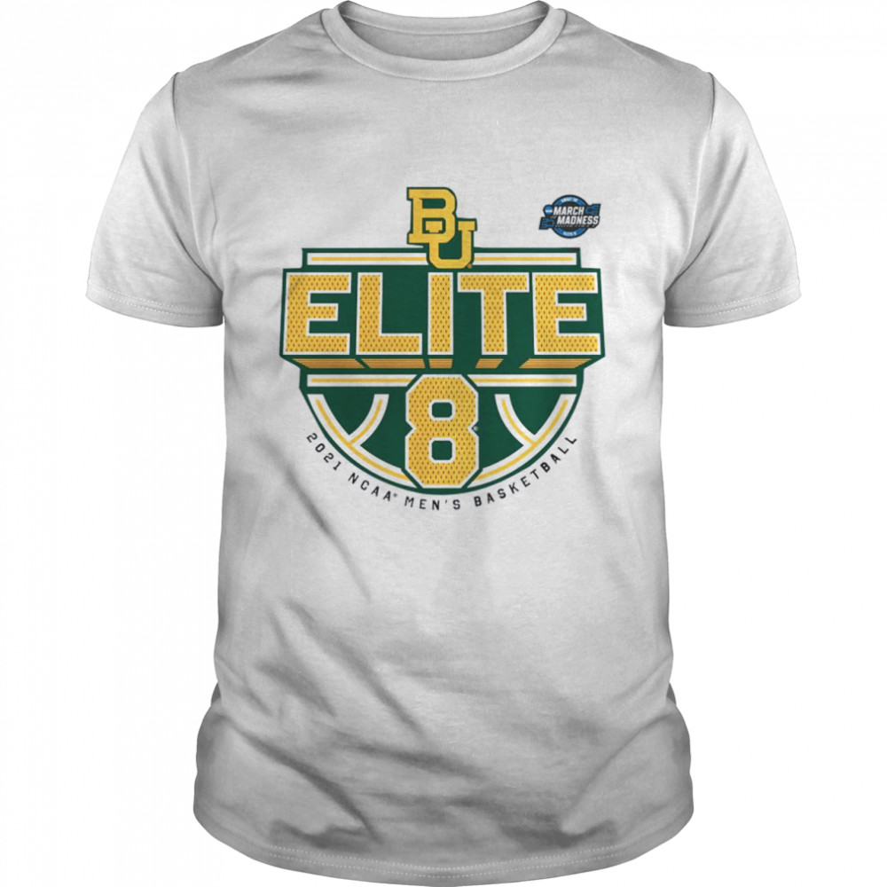 Baylor Bears 2021 NCAA Men’s Basketball Tournament March Madness Elite 8 Bound Tri-Blend shirt Classic Men's T-shirt