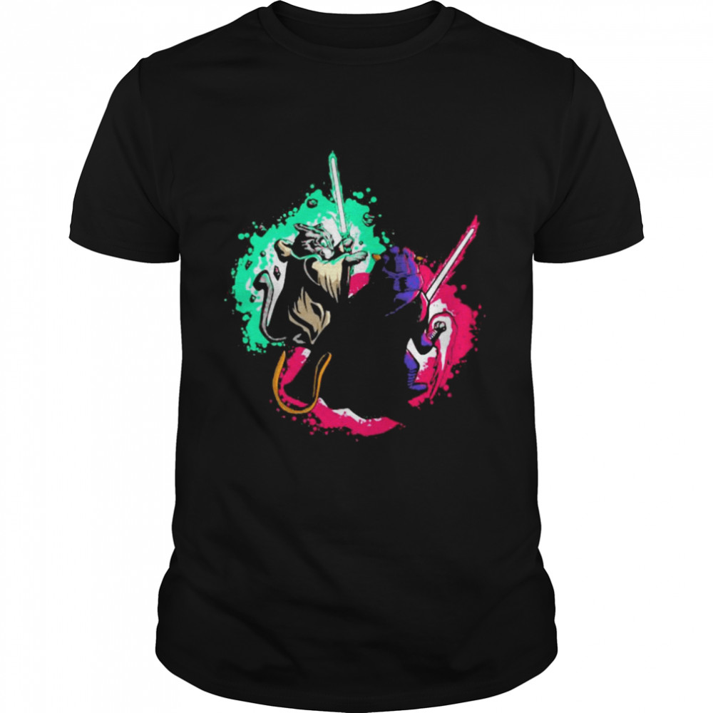 Cat Wars Sword Fighting Cats Shirt