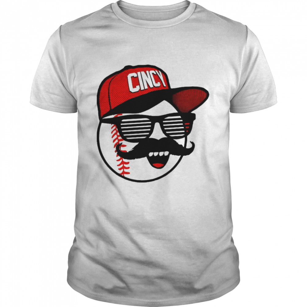 Cincy Shirts Baseball – Mlbpa, Johnny Bench Mr. Red Shades shirt