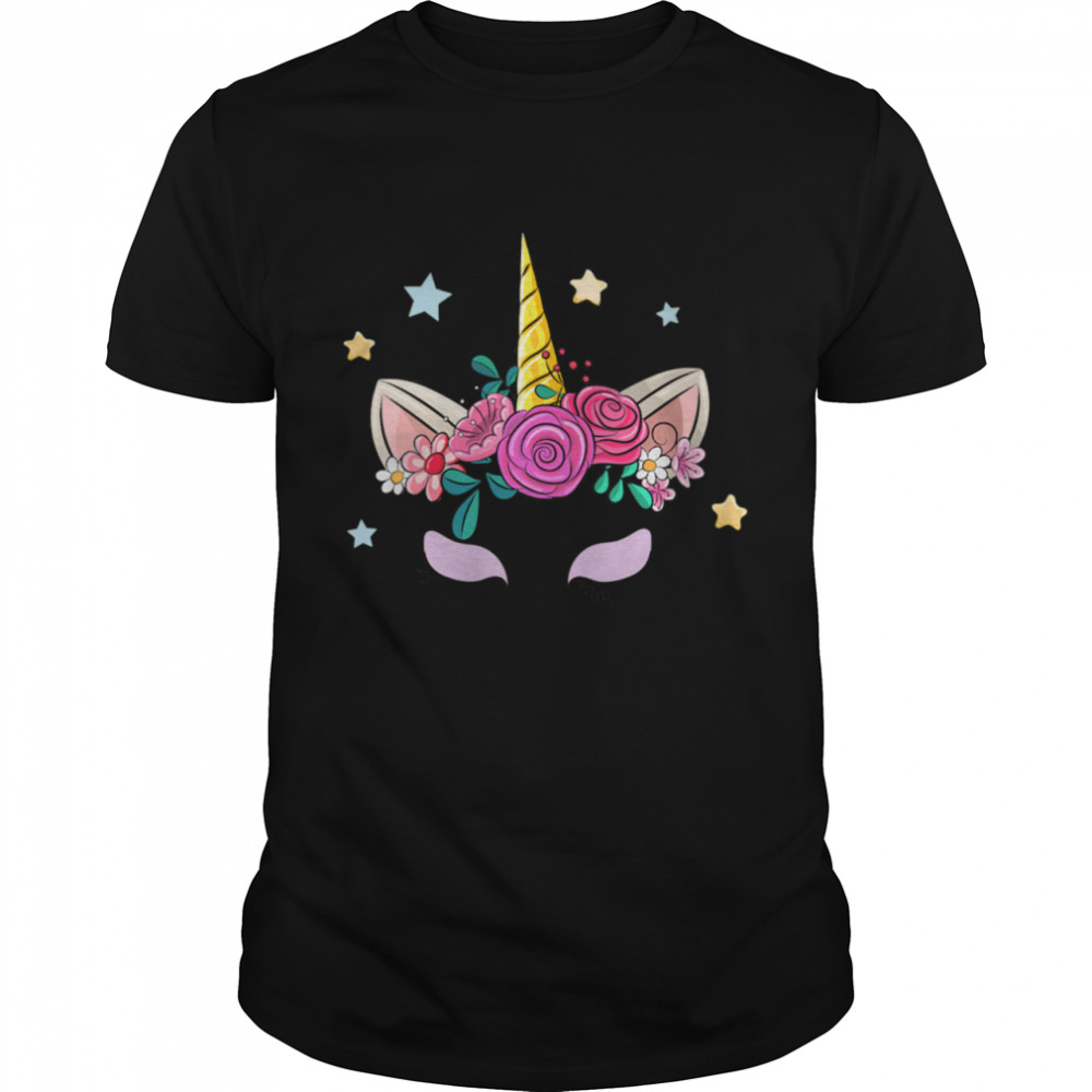 Cool Floral Unicorn Noveltys Cool Shirt