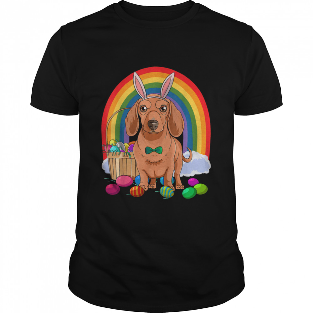 Dachshund Easter Eggs Bunny Dog Shirt