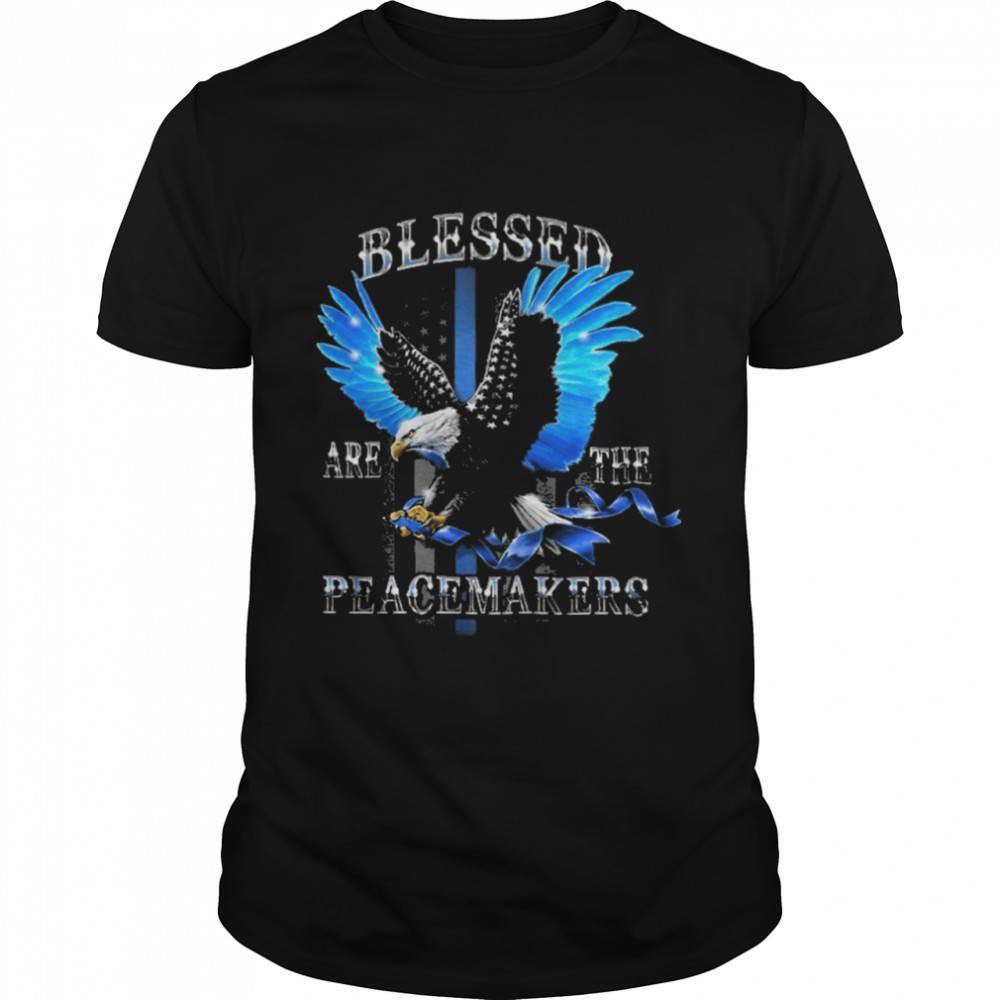 Eagle blessed are the peacemakers shirt Classic Men's T-shirt