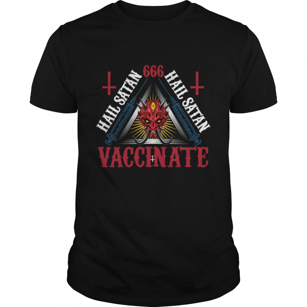 Evil Easter Virus Illuminati Pandemic Demon Vaccine Shirt