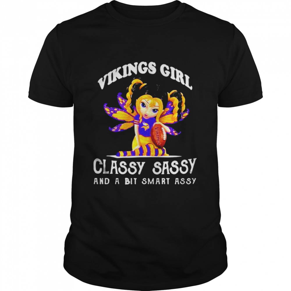 Fairy Vikings girl classy sassy and a bit smart assy shirt Classic Men's T-shirt
