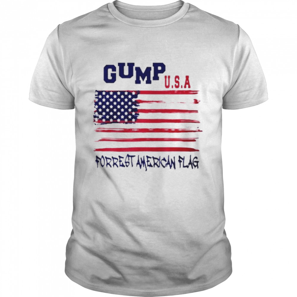 Gump USA forrest American flag shirt