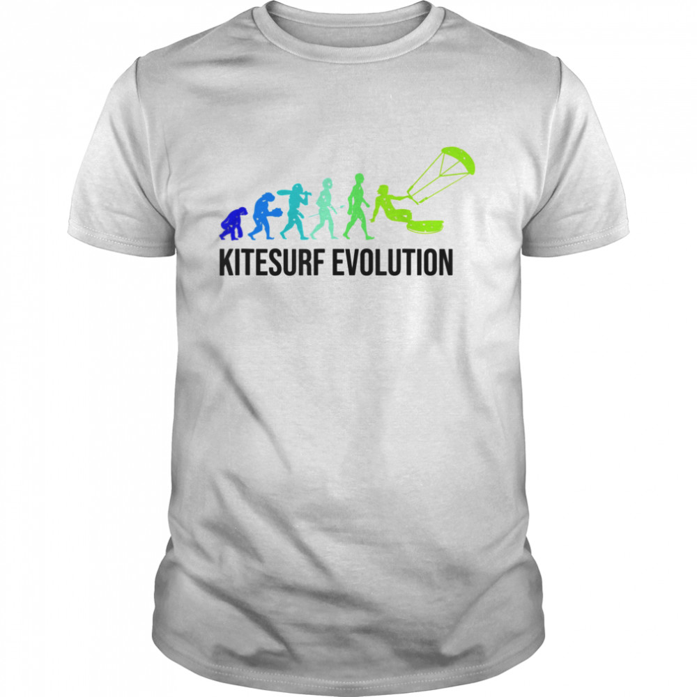 Kitesurf Evolution Kitesurfing Kiteboarding Shirt