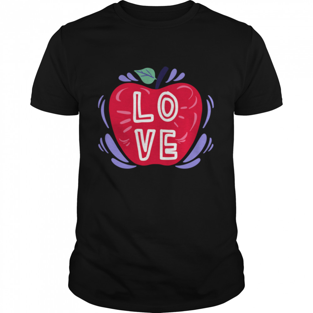 LOVE Teaching Assistant Teacher Student  Classic Men's T-shirt