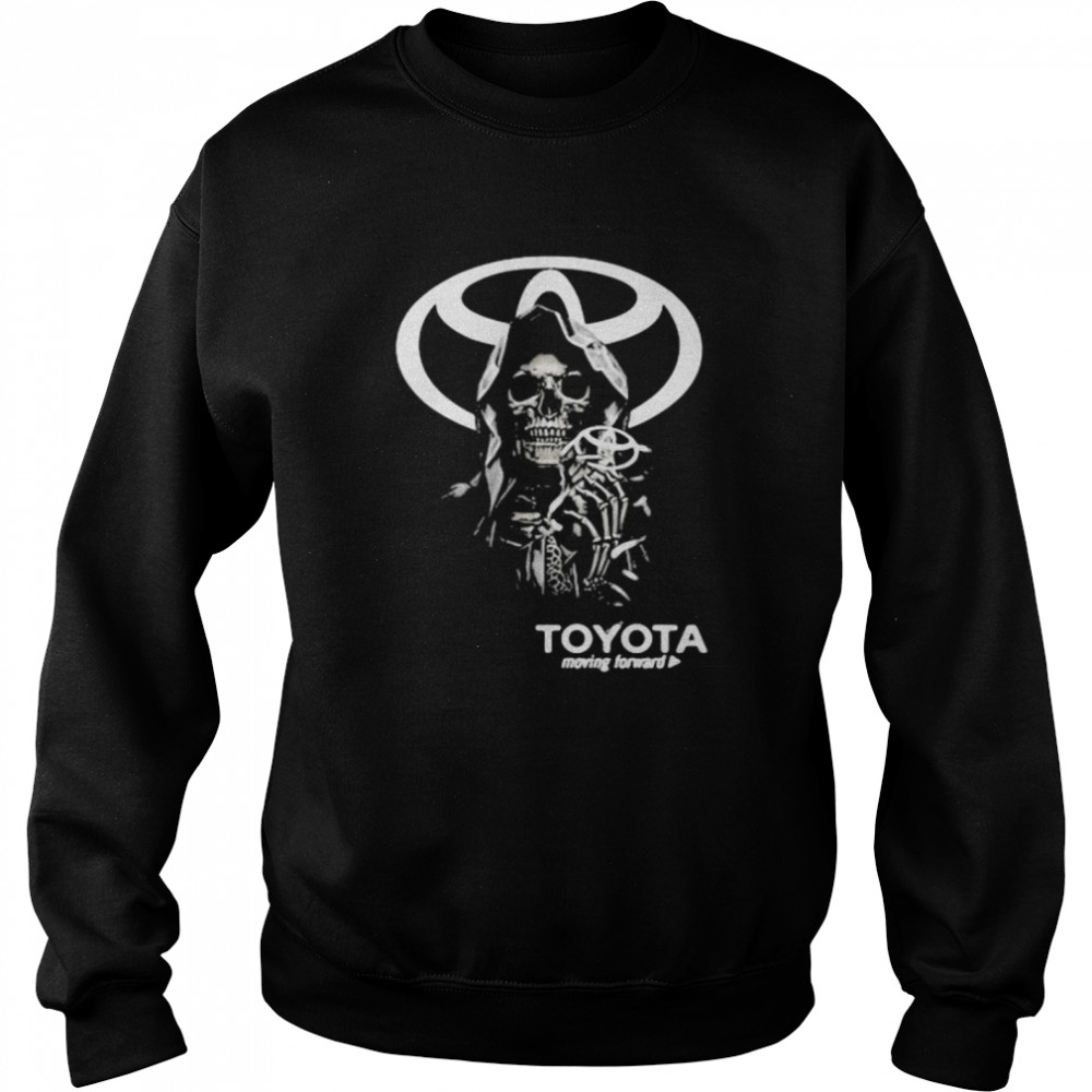 Skull Hug Toyota Moving Forward Logo  Unisex Sweatshirt