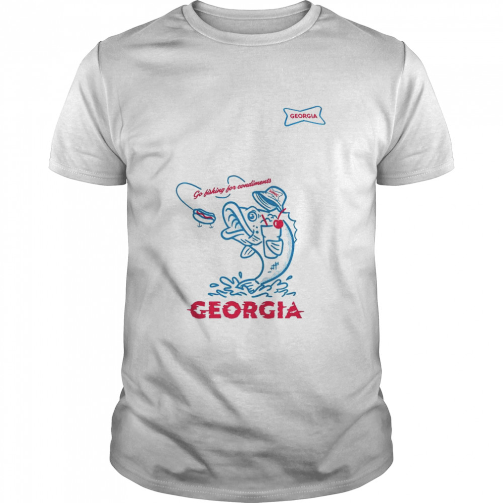 Sonic go fishing for condiments Georgia shirt