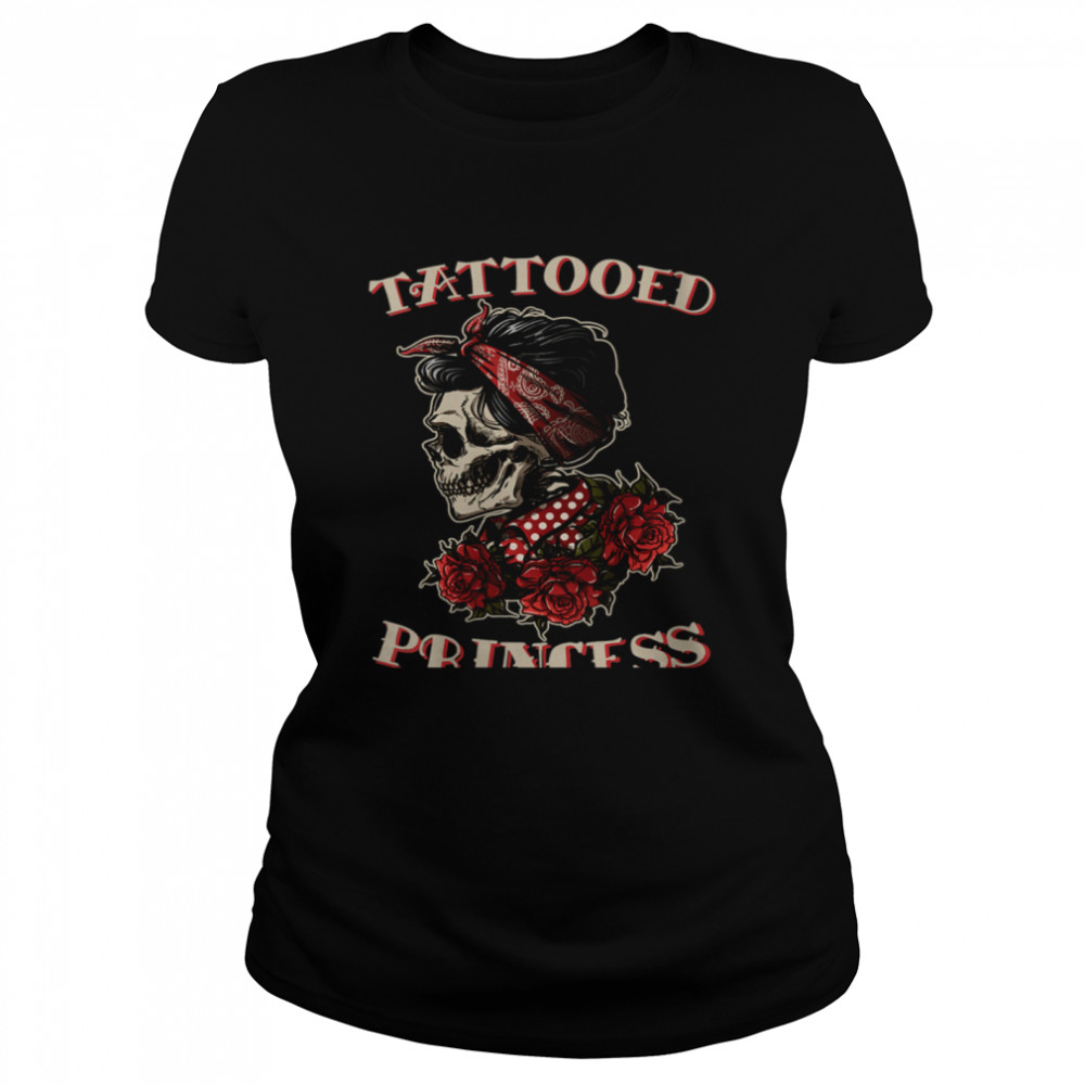 Tattooed Princess Tattoo  Classic Women's T-shirt