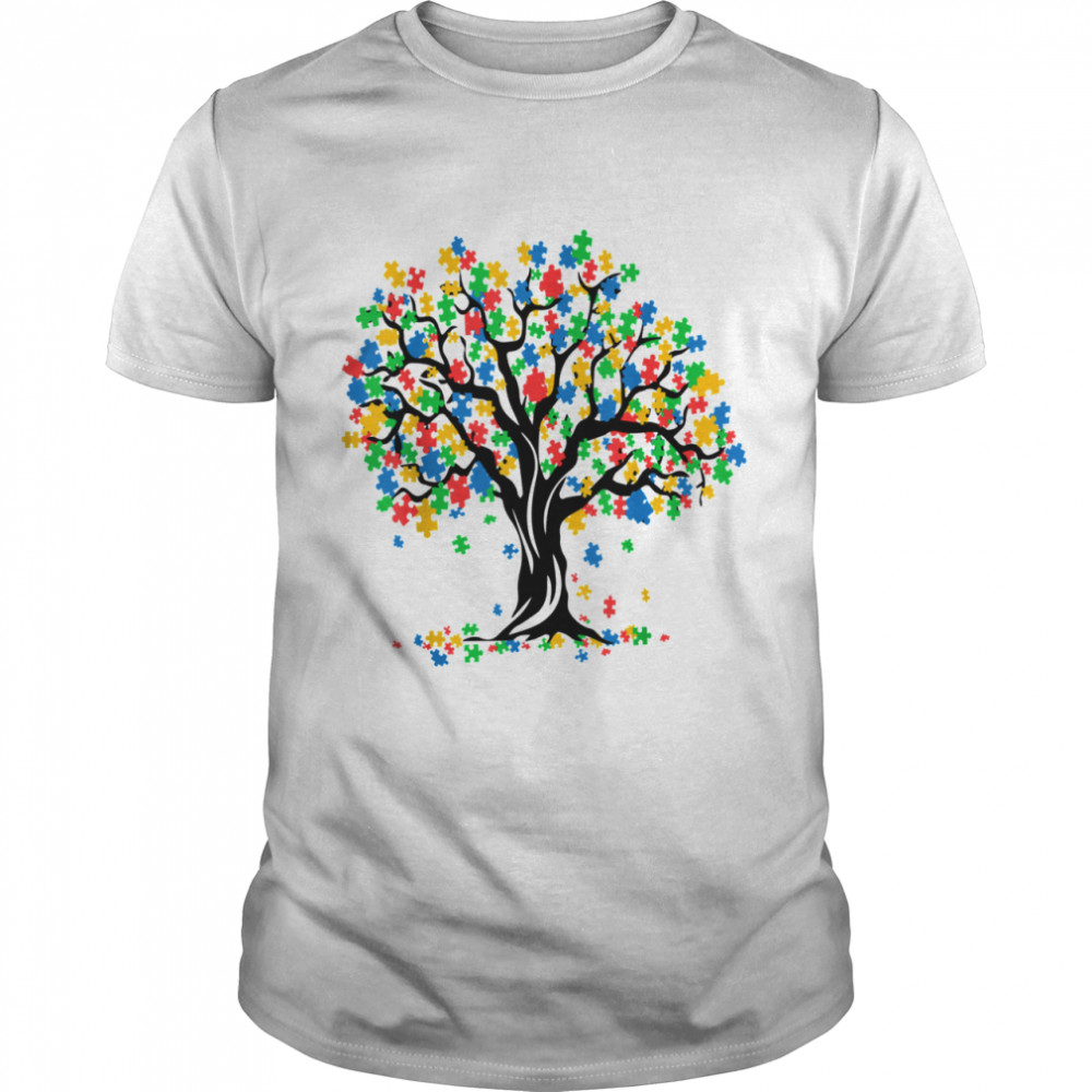 Tree Of Life Autism Awareness Month ASD Supporter Shirt