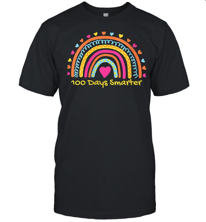 100th Day Of School Rainbow Teachers And Student Shirt