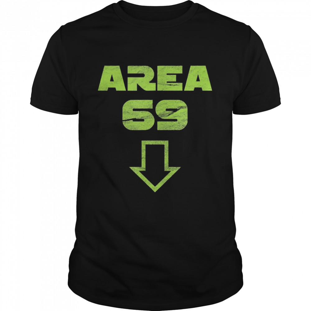 Area 69 meme futuristic style shirt