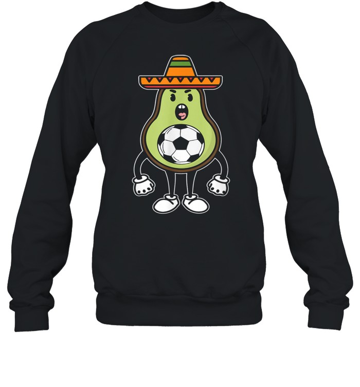 Avocado Soccer Cinco De Mayo Avogato Mexican Fiesta  Unisex Sweatshirt