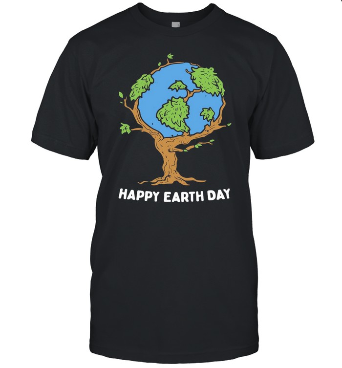 Earth Tree Happy Earth Day shirt